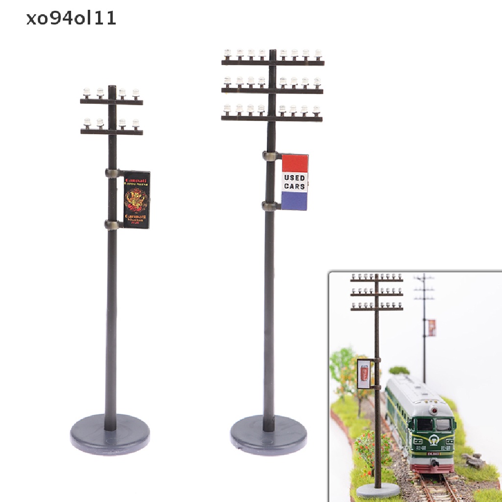 Xo 1: 42/1: 42/1: 87/1: 100model Tiang Garis Listrik Untuk Kereta Api Microlandscape Aksesoris OL