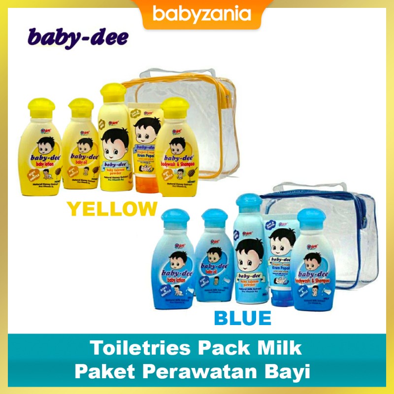 Yuri Baby Dee Toiletries Pack Milk - Paket Perawatan Bayi Isi 5 Pcs