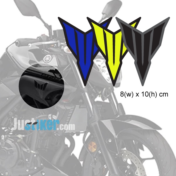 Sticker Logo MT, Yamaha MT25/ MT03 Sticker Shroud, Sticker Body, Yamaha MT