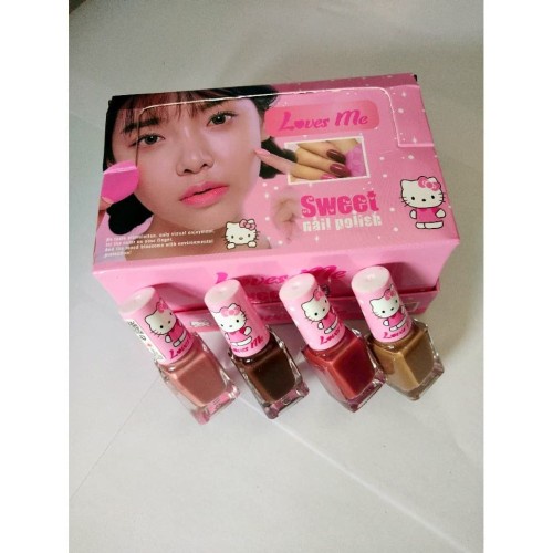 KUTEK LOVES ME SWEET HELLO KITTY NAIL POLISH - SWEET NAIL POLISH BPOM - NUDE