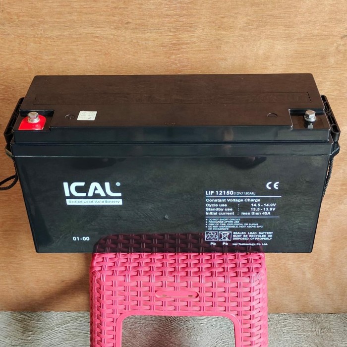 battery aki vrla 12v 150ah New