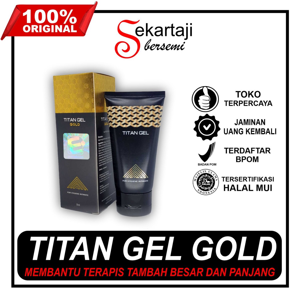 TITAN GEL GOLD ASLI BPOM | ASLI ORIGINAL
