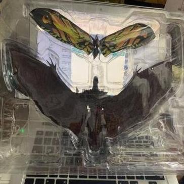 2PCS / SET MAINAN ACTION FIGURE SHM ARTS MOTHRA & RODAN & GODZILLA VS G5454TS