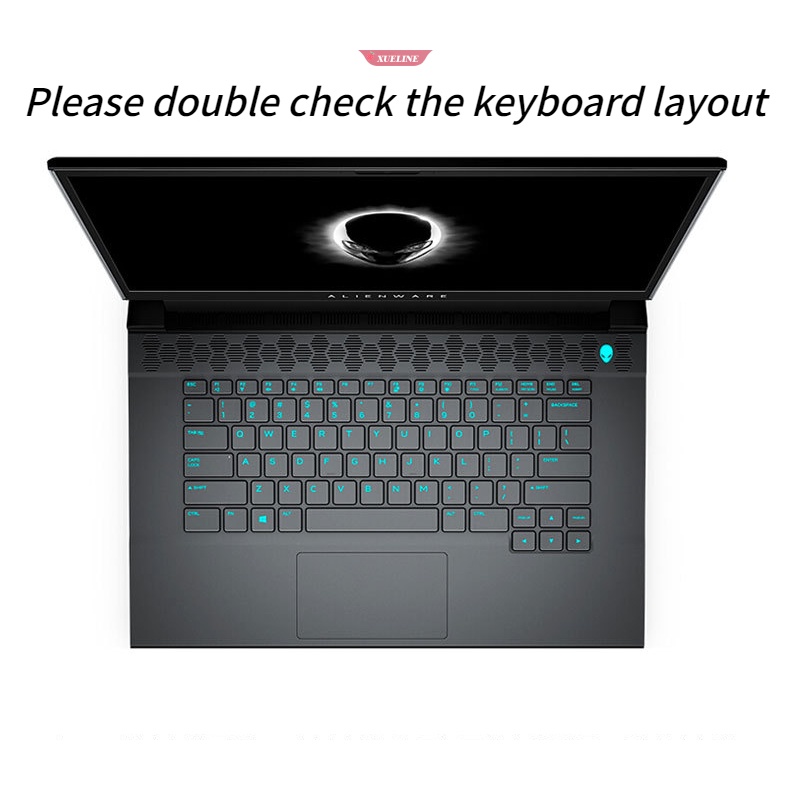 Alienware m15 2020film Pelindung keyboard Transparan Khusus laptop 13.3-inci Dengan Posisi Kunci/case [ZXL]