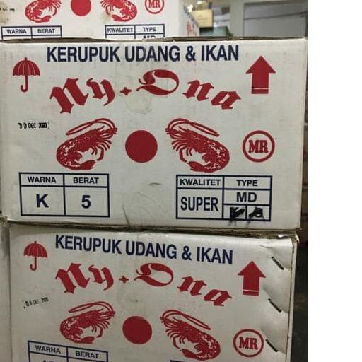 

❁ Kerupuk Udang Ny. Ona dus / Kerupuk Udang Nyonya Ona Dus 5kg ☆