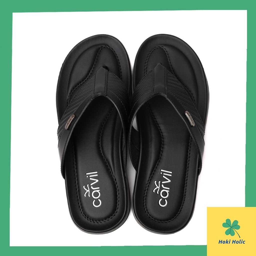 Sandal Kulit Pria Carvil Original - Sendal Pria Kulit Original Carvil