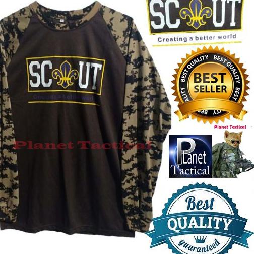 ☆ Kaos Baju PDL Loreng Pramuka SCOUT ➾