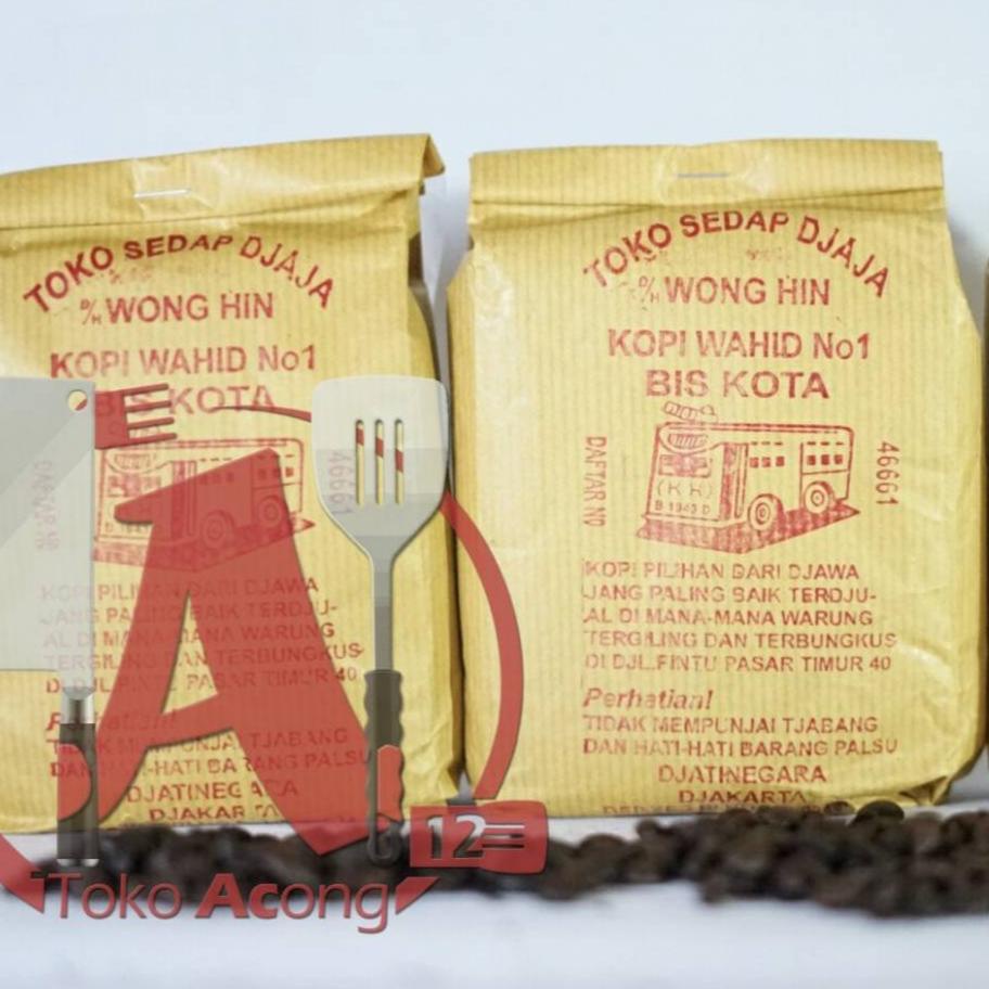 

◘ Kopi Bis Kota 250gram ( ARABICA ) / Kopi Wong Hin Dari Jatinegara Asli ☋