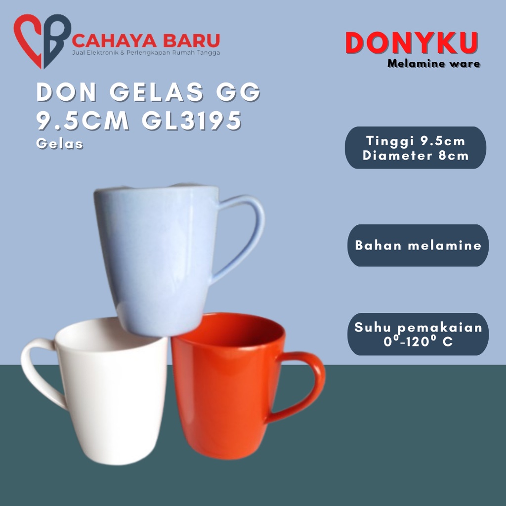 DONYKU GELAS GG 9.5CM GL3195