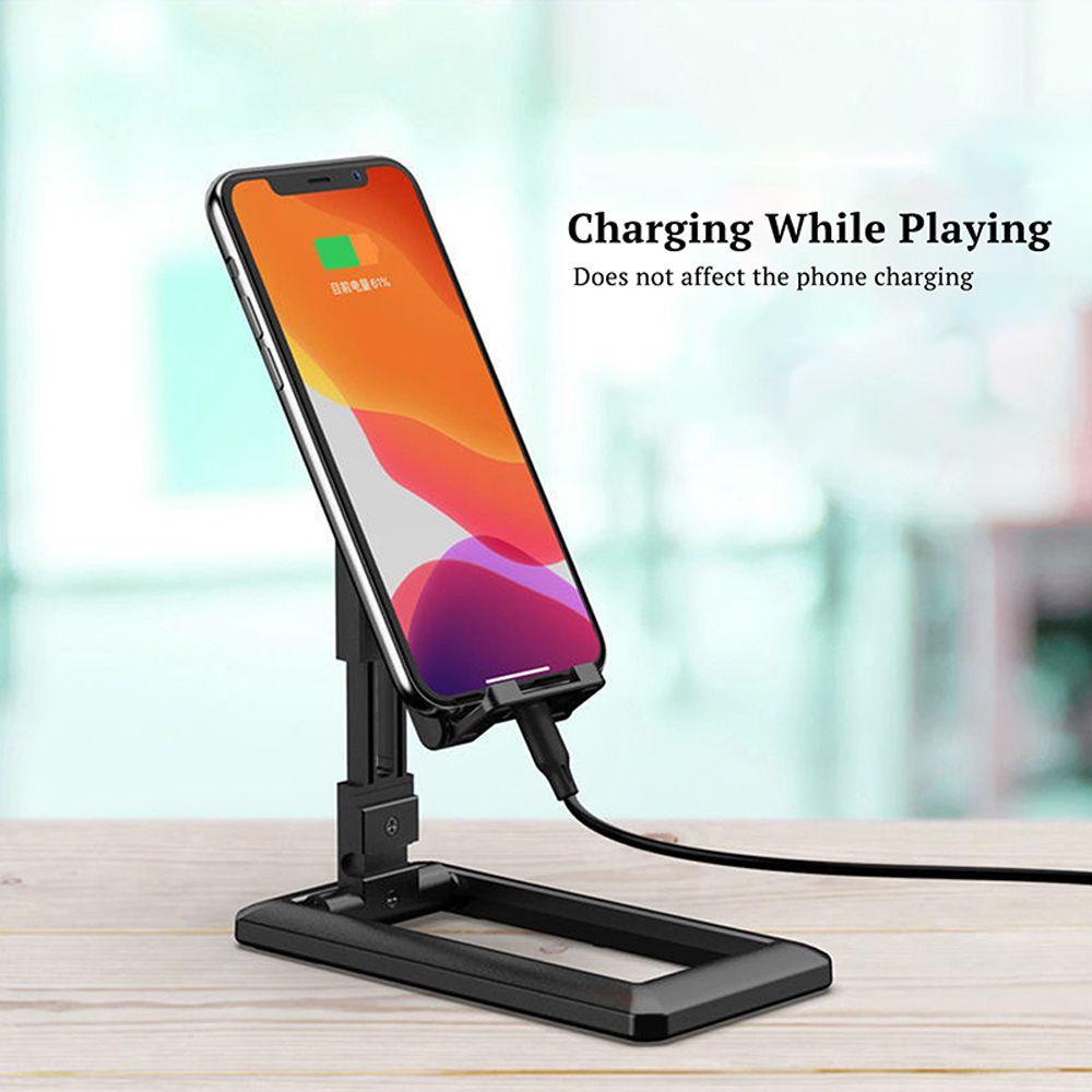 Rebuy Mobile Phone Holder Aksesoris Yang Dapat Disesuaikan Unik Braket Ponsel Desktop Organizer Phone Holder Smartphone Stand