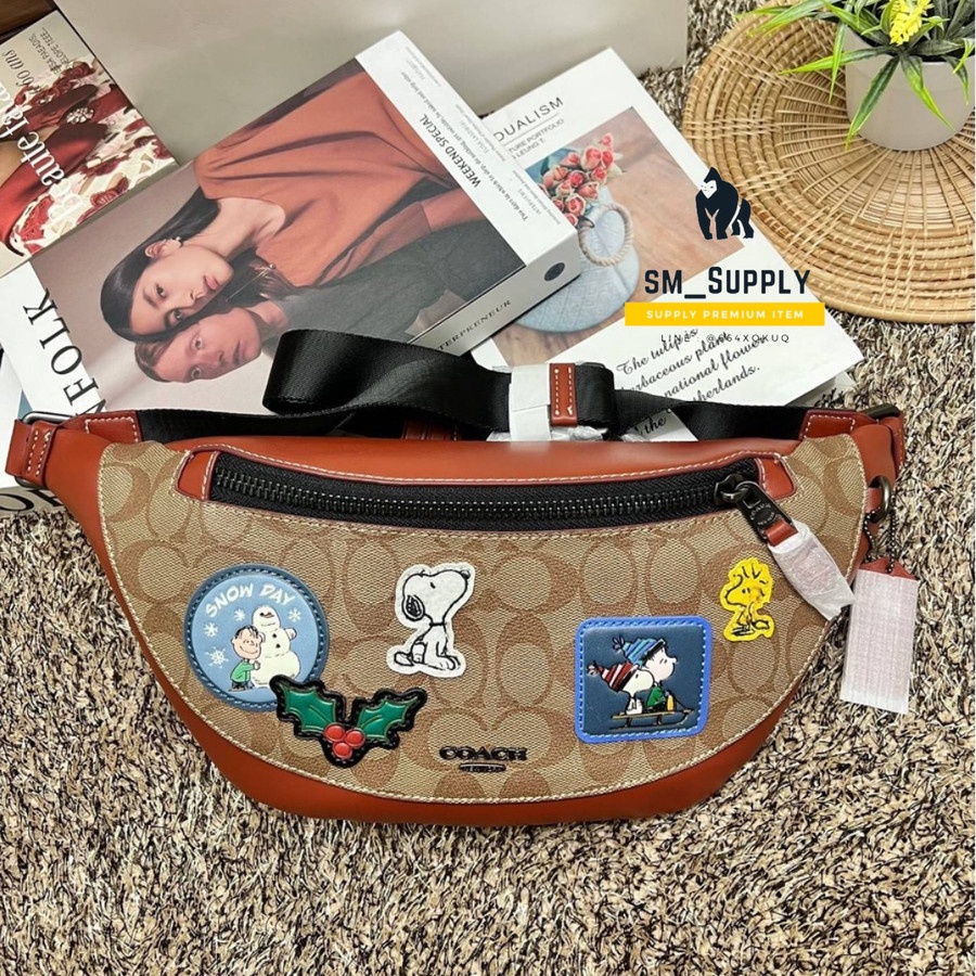 COACH TAS PRIA POCKETS INCLINED MEN'S CHEST BAG WAISTBAG CHEST CE541