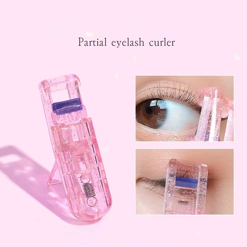 1pc Profesional Sudut Lebar/Lokal Penjepit Bulu Mata Tahan Lama Portabel Tidak Melukai Bulu Mata Klip Wanita Alat Makeup Cocok Semua Bentuk Mata