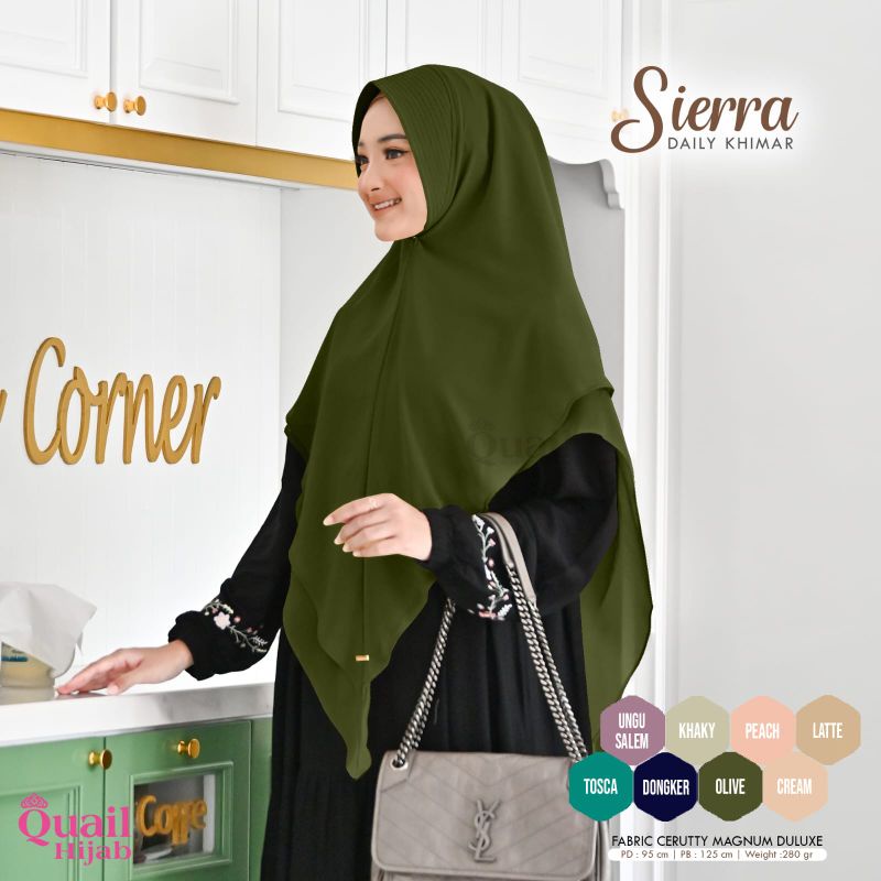 SIERRA KHIMAR 2 LAYER ORI QUAIL HIJAB
