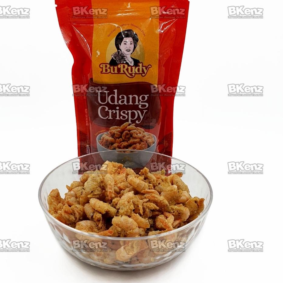 

➤ Bu Rudy Udang Goreng Kering Crispy Kemasan Pouch ✧