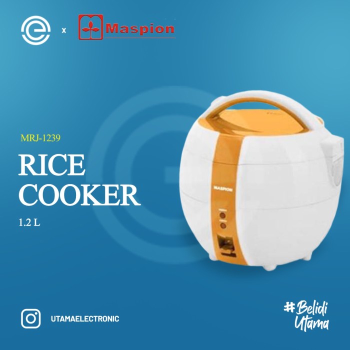 MASPION Rice Cooker 1,2 Liter - MRJ-1239