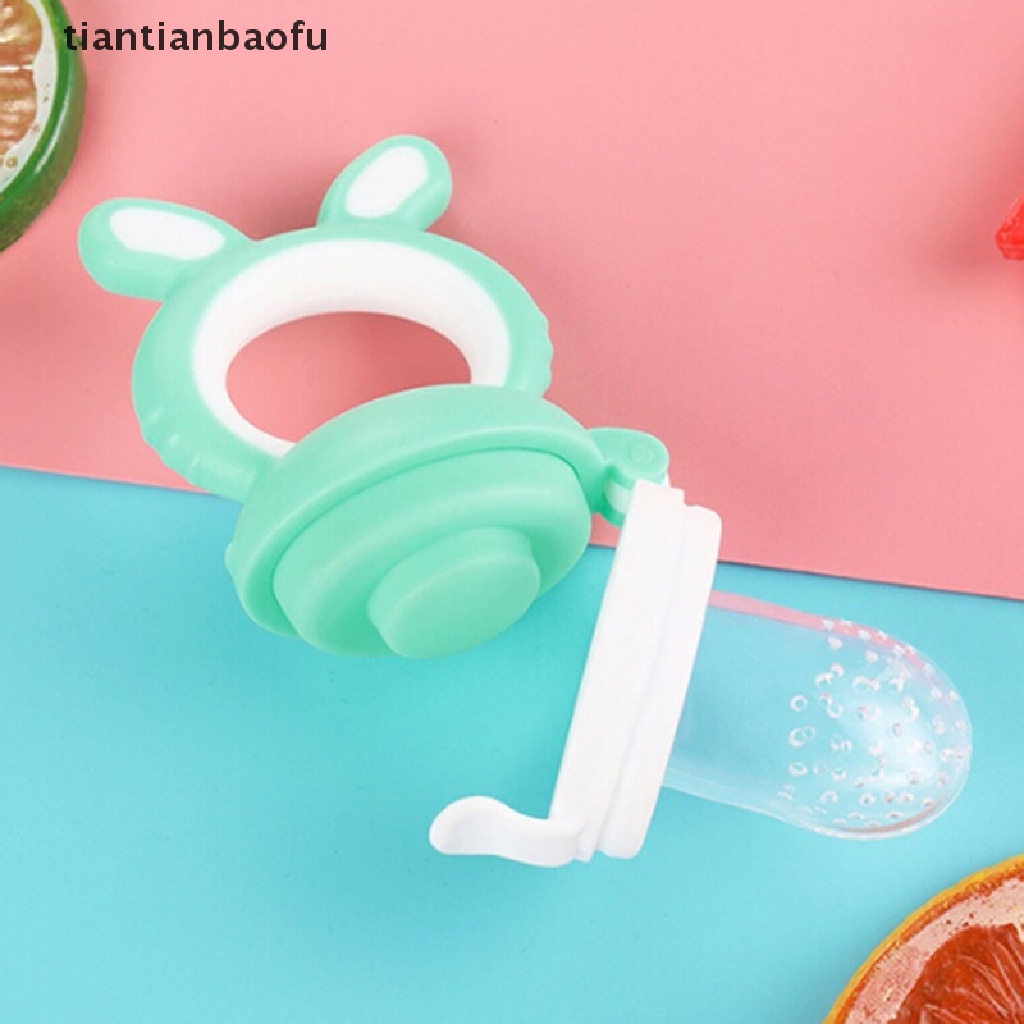 [tiantianbaofu] Teether silicone Dot Buah feeder nibbler feeder Penenang nipple Butik