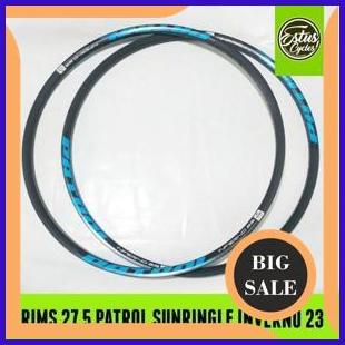 parts Rims Patrol 27.5 SunRingle Inverno 23 Velg Sepeda Gunung MTB XC Cross Country Murah Berkualita