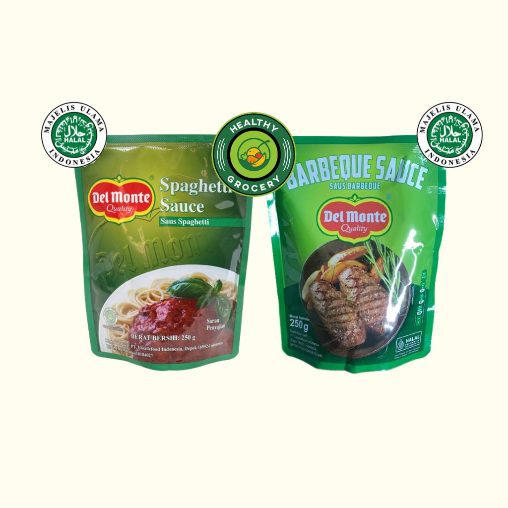 Del Monte Sauce 250gr / Barbeque / Spaghetty / Pouch