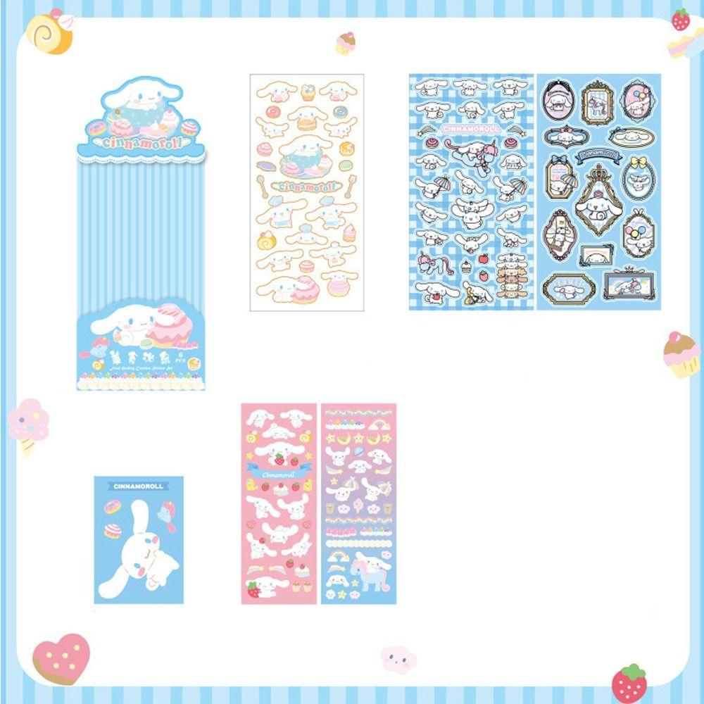 Mxbeauty Stiker Hias Set Kuromi Kartun Scrapbooking Akun Tangan Melody Alat Tulis DIY Jurnal Sticker