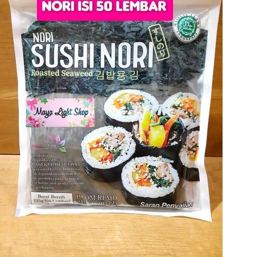 

♦ nori sushi 50 lembar Promo Sale Termurah Nori Manjun ekonomi sakao nori 50 lembar limited rumput laut sushi dried seaweed ☊