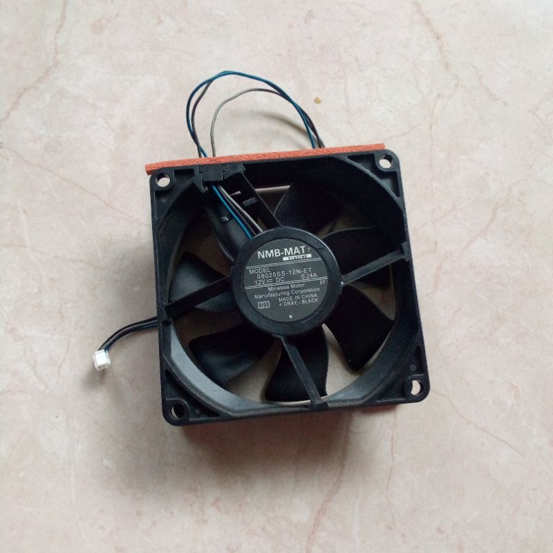FAN 8CM KIPAS PROYEKTOR ORIGINAL NMB 08025SS-12N-ET 12V 0.24A GARANSI
