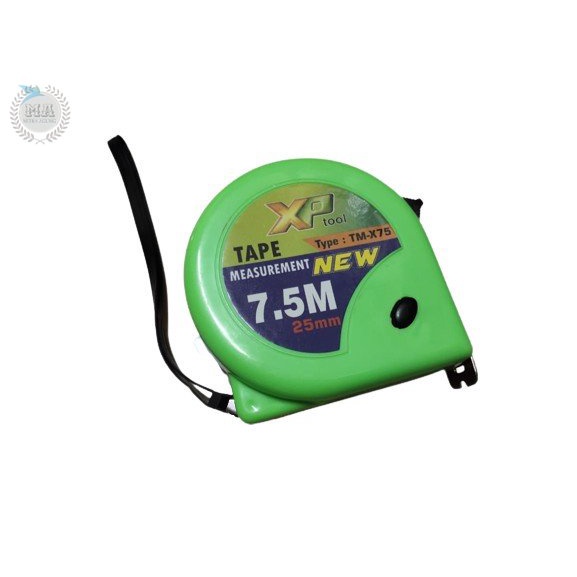 Meteran PVC XP TOOL 7.5 M Measuring Tape 7,5 Meter Manual Stop Deli OLS Meteran Tangan Meteran Tukang Bangunan Proyek 7,5 M PROMO TERMURAH