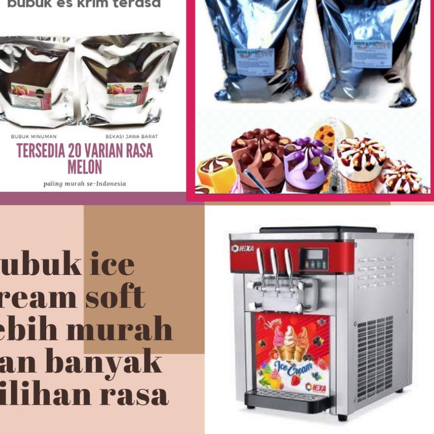 

HARGA GROSIR Bubuk ice cream 1 kg / bubuk es krim / powder ice cream 1 kg / ice cream buruan