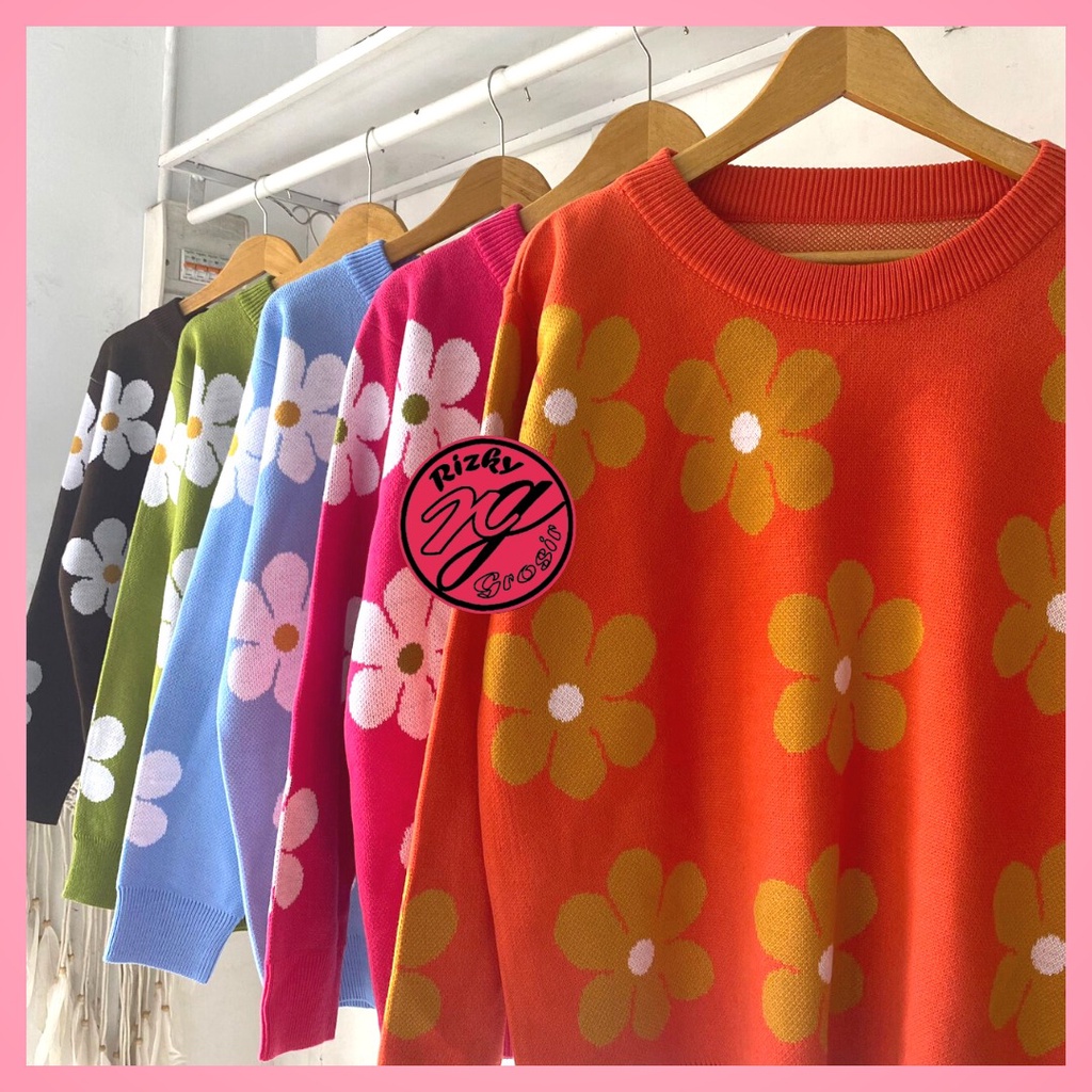 rizkyfashionofficial Zia sweater knit atasan premium