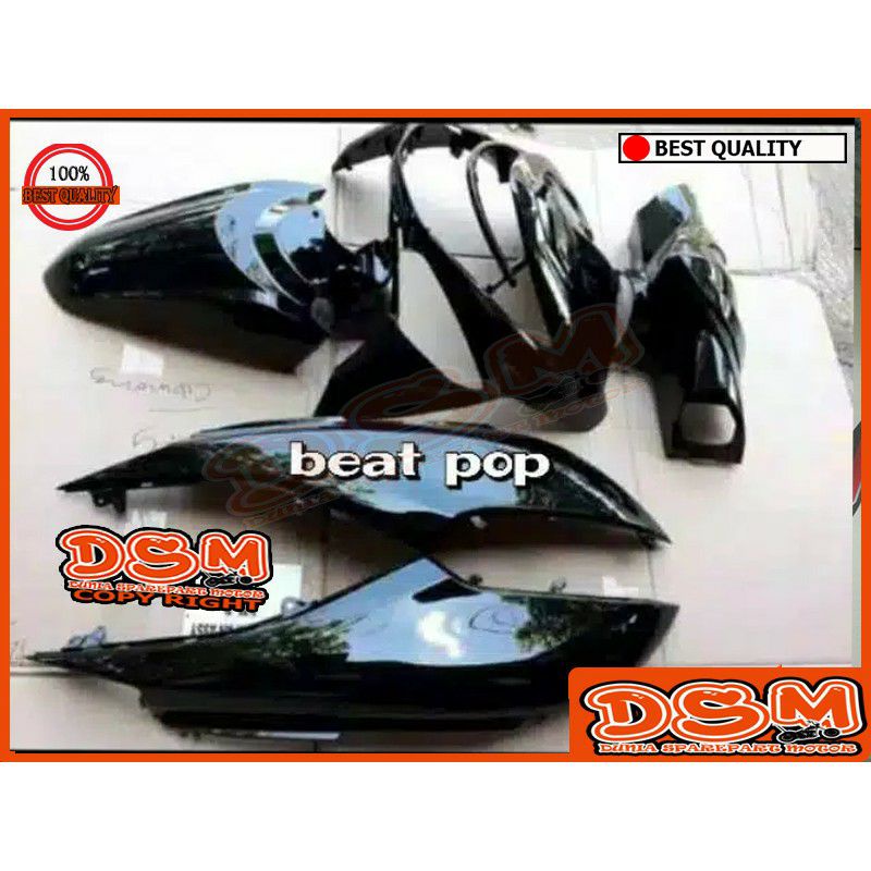BODY HONDA BEAT POP HITAM FULL HALUS / COVER BEAT POP / BODY BEAT POP / COVER HONDA BEAT POP