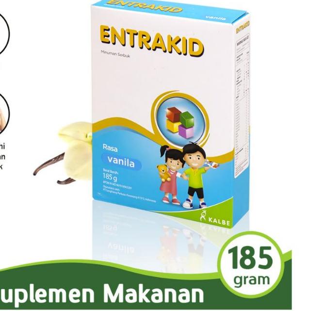 

☞ ENTRAKID VANILA COKLAT 185GR ANAK 1-5 TH ♨