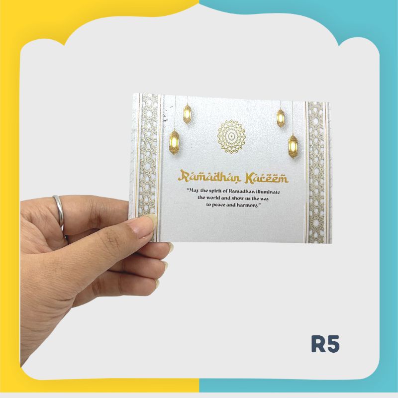 Ramadhan Card / Kartu ucapan Ramadhan / Kartu Lebaran Gift Card eid al fitr ramadan