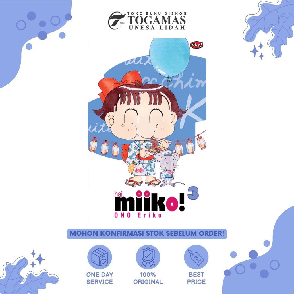 SIAP KIRIM!! READY STOCK! KOMIK HAI, MIIKO! 01, 02,03, 20, 21, 22, 23, 24, 26 , 27, 29, 30, 31, 32, 33, 34, 35 REGULER &amp; CABLE- ONO ERIKO