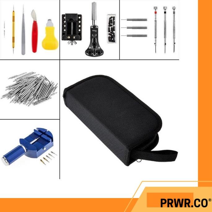 COD |JKH|Alat Servis Jam Tangan Peralatan Reparasi Jam Tangan Watch Repair Tool Kit Set Full Set