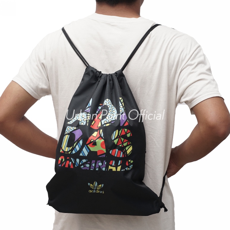 Tas Serut Futsal Bola Gymsack Stringbag String Bag Tas Olahraga Adidass Originals