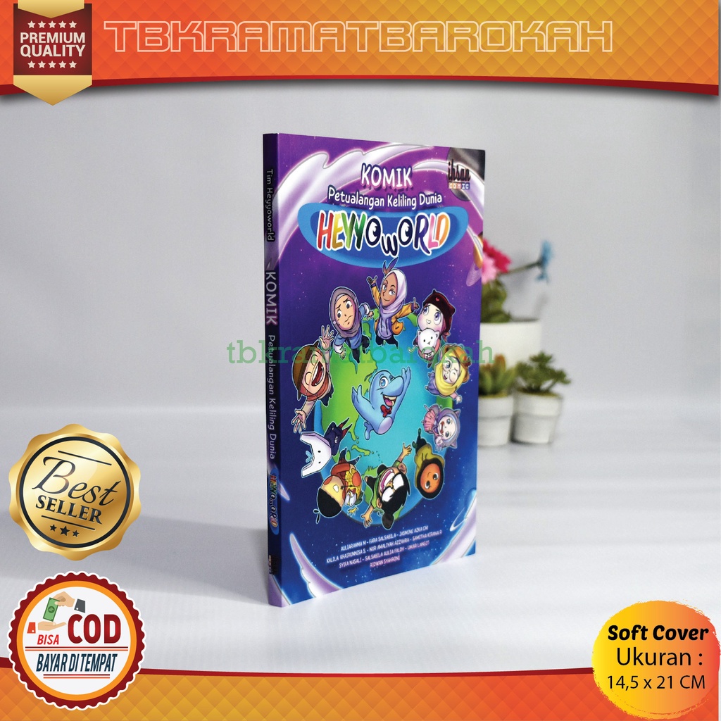 Komik Anak Islam Petualangan Keliling Dunia Heyyo World Heyyoworld Ihsan Media Soft Cover Original B