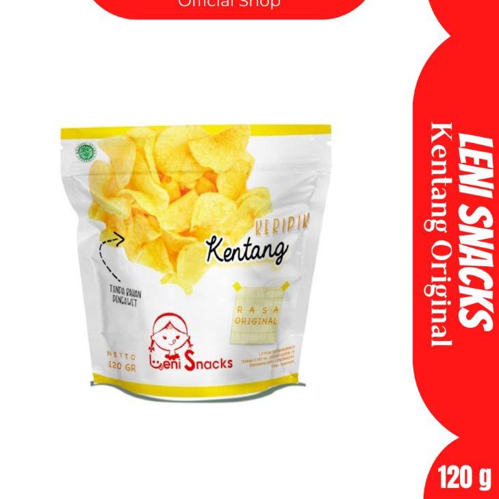 

POPULER Leni Snacks - Keripik Kentang ORIGINAL Asin Gurih Tanpa Bahan Pengawet 120g UTS***