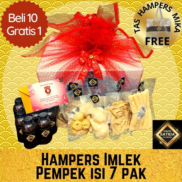 

(COD) Hampers hadiah parsel gift parcel kado pempek mpek empek Satria beku