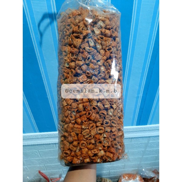 kripik sotong pedas berat 100g