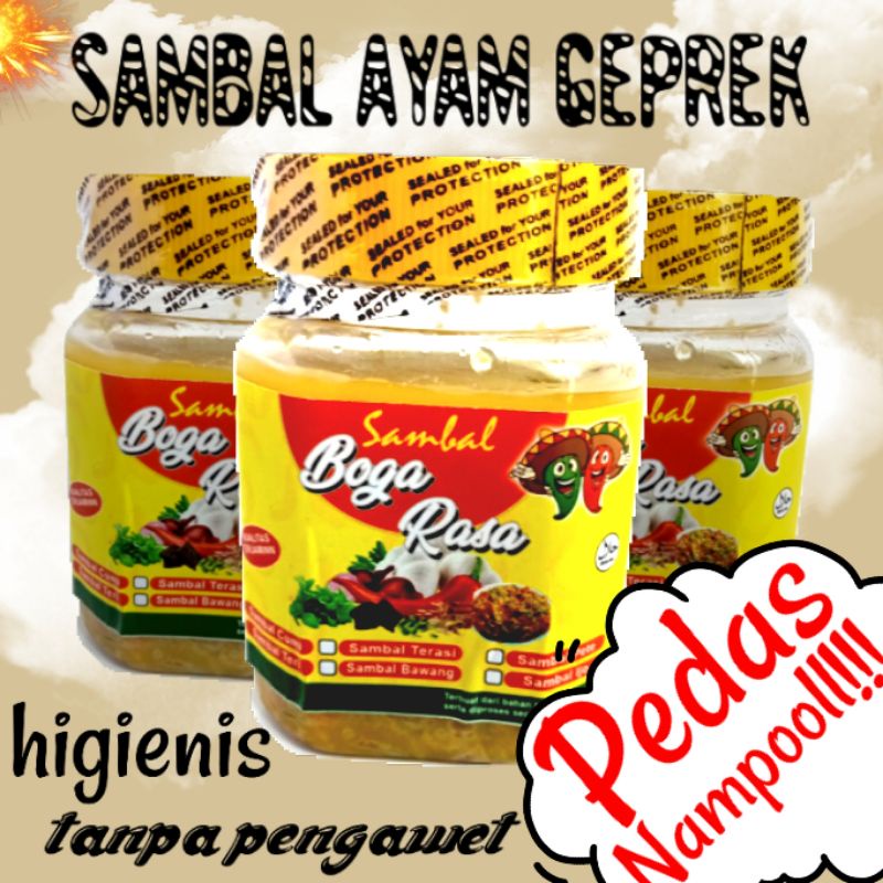 

Sambal bawang/Sambel ayam geprek 160g