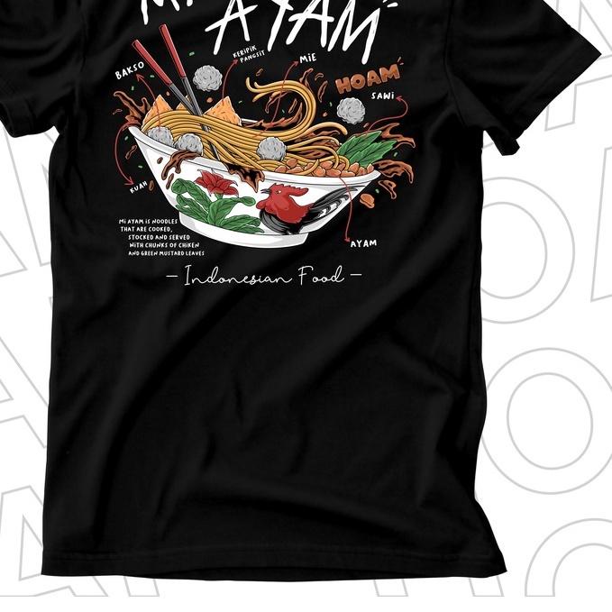 ✽ Kaos Hoam - Indonesian Food - Mie Ayam Bakso ➶