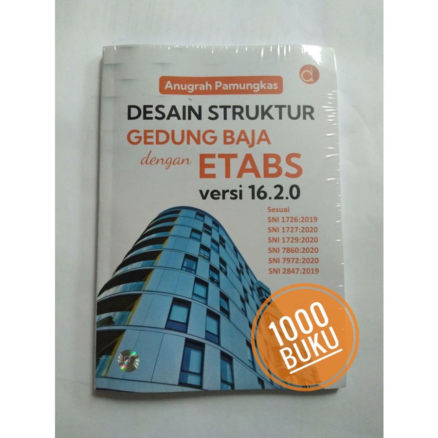 Buku sipil ASLI Desain Struktur Gedung Baja dengan ETABS Versi 16.2.0