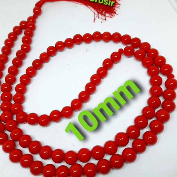 ➨ TASBIH BATU MARJAN 10MM 99BUTIR ORIGINAL ♬