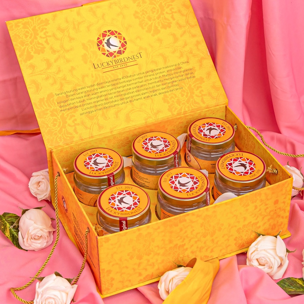 

Newluckbirdnest Sarang Burung Walet 1Box Original (1Box isi 6Botol@250ml)