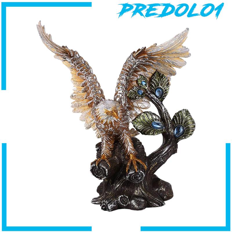 [Predolo1] Patung Burung Elang Koleksi Hias Untuk Ruang Gambar Tabletop Studio