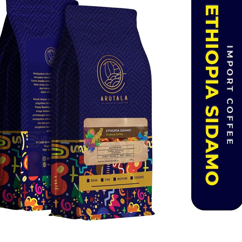 

✷ ARUTALA Kopi Ethiopia Sidamo Arabica 200 gram ➹