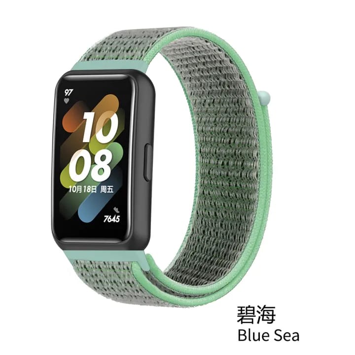 Tali Nilon Berkualitas Tinggi untuk Huawei Band 7/ Band 7 Aksesori Pengganti Gelang Tenun olahraga