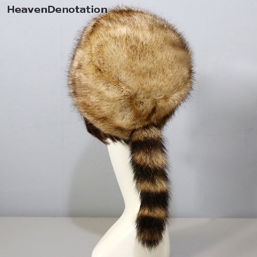 [HeavenDenotation] Fashion Windproof Faux Fur Cossack Style Rusia Wanita Musim Dingin Ski Earflap Hat HDV