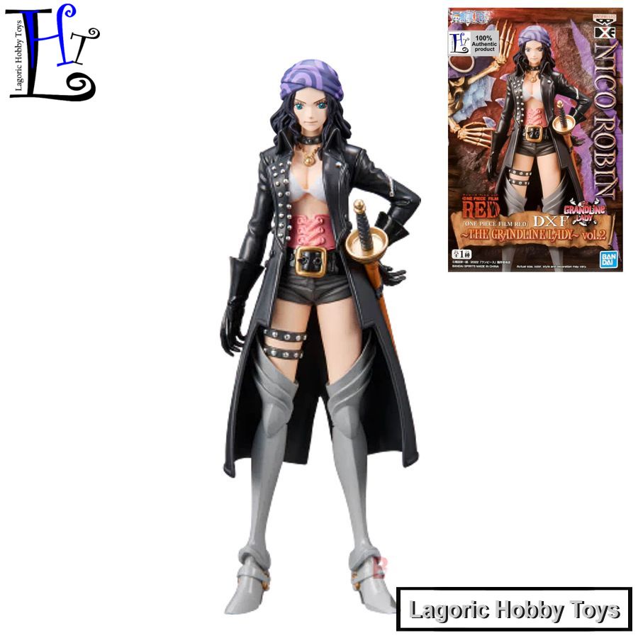 DXF One Piece Red Grandline Lady Vol.2 Nico Robin Banpresto Mainan Figure
