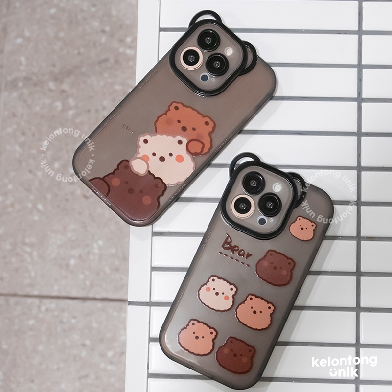 For iPhone - 3D Hi Bear Shock Proof Case