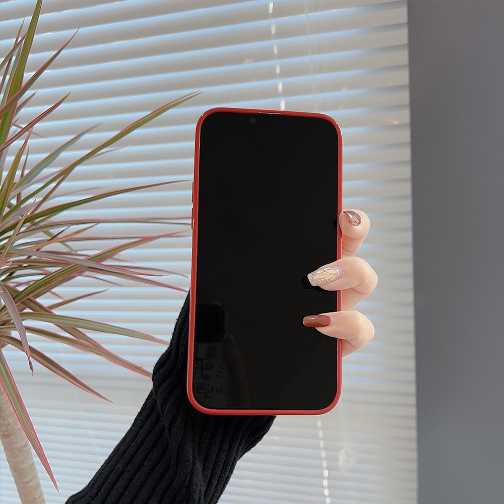 IPHONE 2023new God Of Wealth Claret Soft Case Untuk Iphone14 11 12 13 X XS XR PRO MAX Casing Cover Pelindung At008
